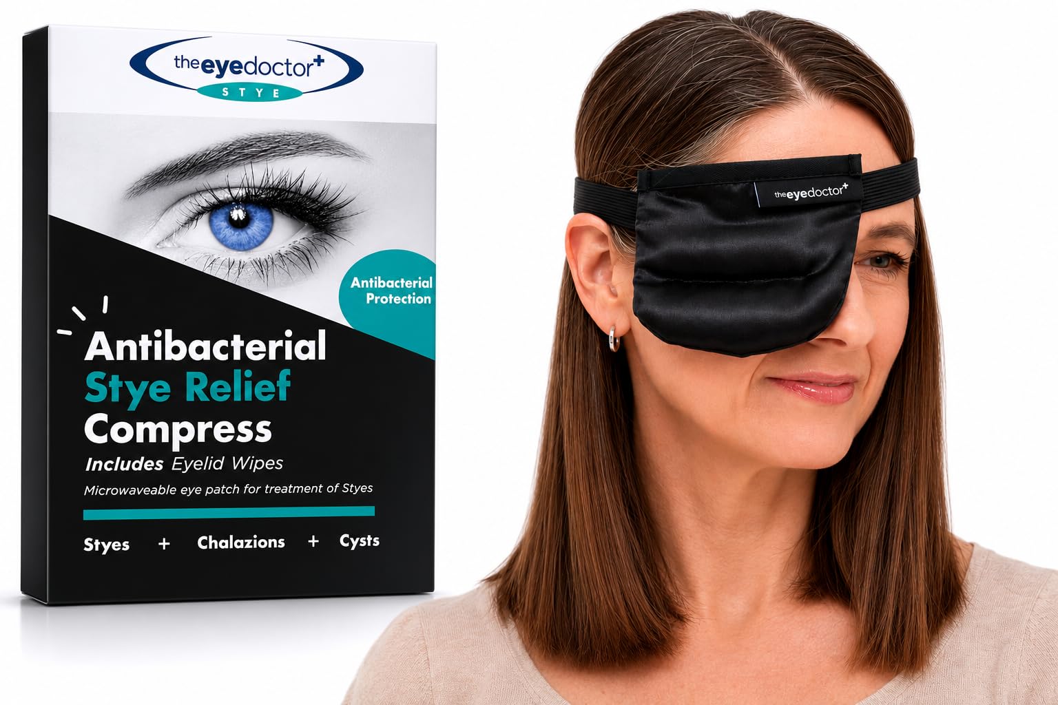 The Eye Doctor Podkładka Pod Oczy - Wielokrotnego Użytku, Podgrzewana W Mikrofalówce Maska Na Oczy - Leczenie Oczu, Styków, Gradówek I Torbieli