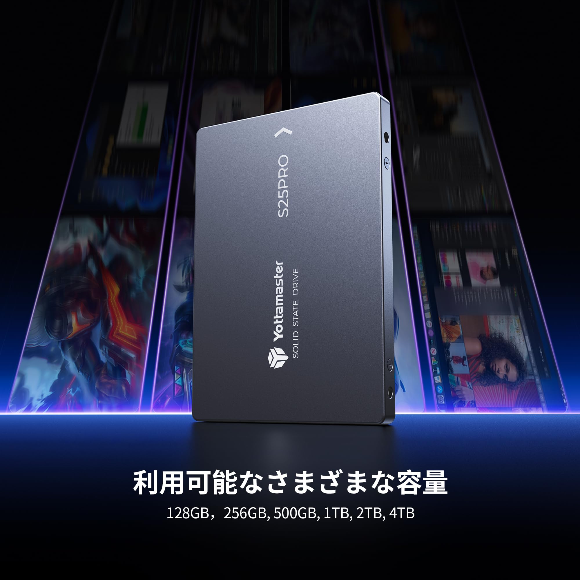 Yottamaster S25PRO 2TB SATA SSD 2.5インチ Amazon | Yottamaster S25PRO 2TB SATA SSD 2.5インチ、アルミ製