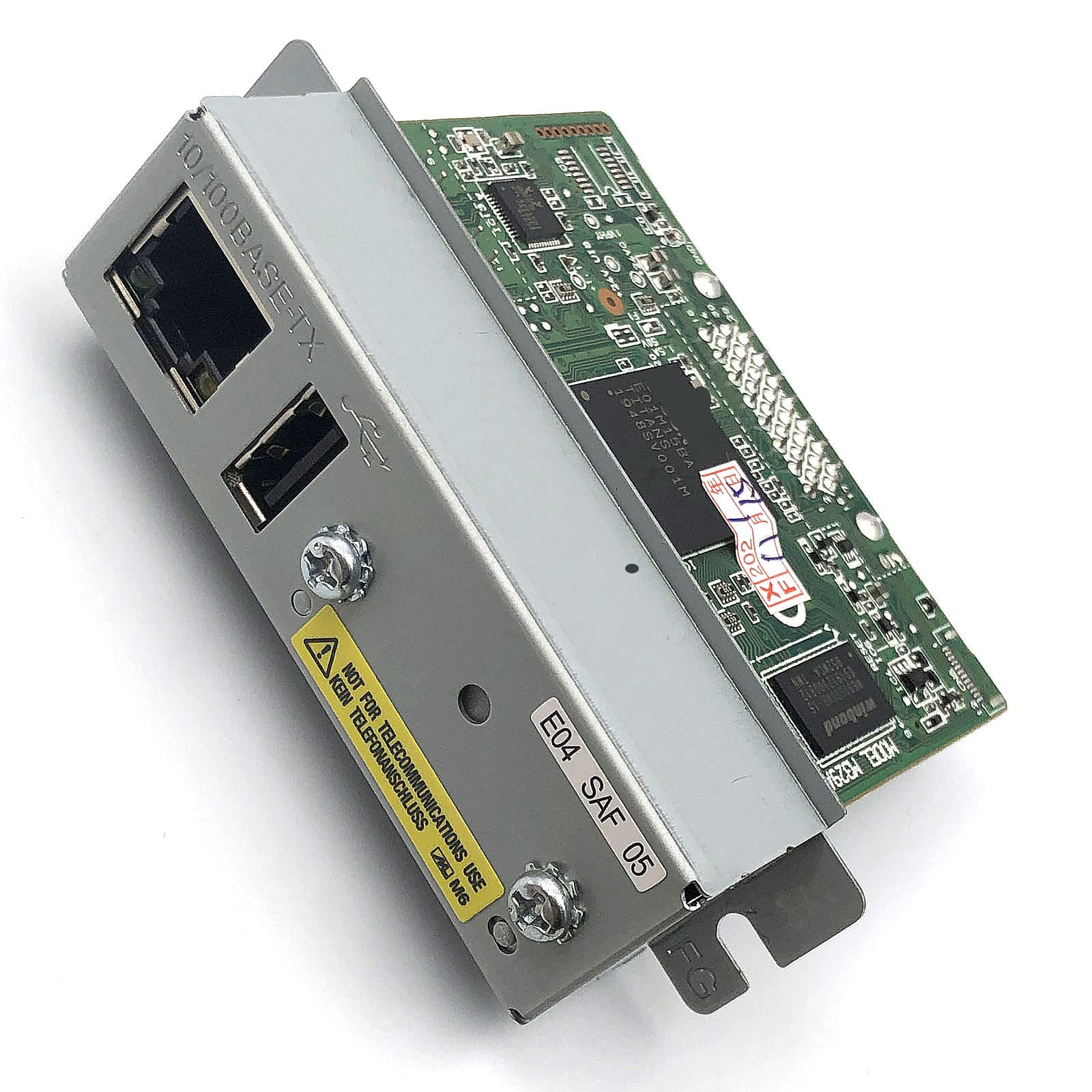 FainWan New Ethernet Interface Compatible with UB-E04 C32C824541 TM-U220PB T81 U288 T88IV with USB