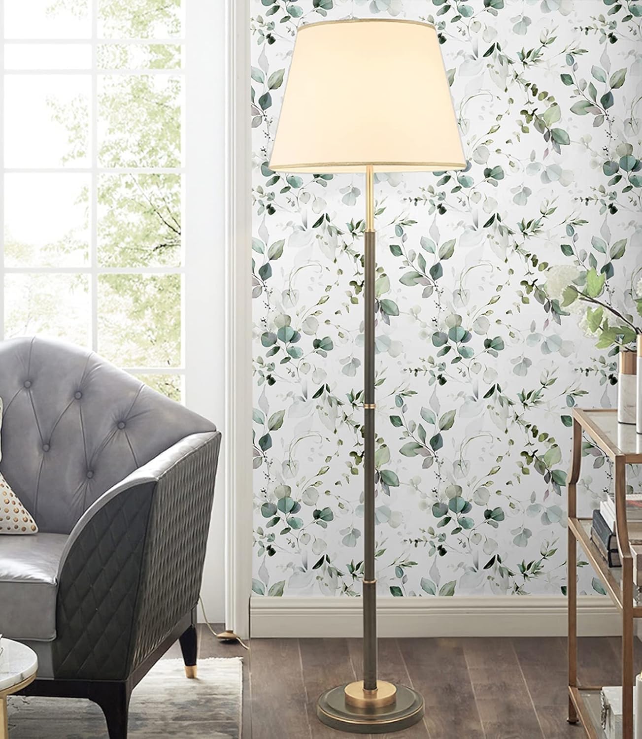 99wallpaper for Wall Green Leaves Vinyl Self Adhesive Wallpaper Glossy Matt Peel and Stick Wallpaper for Wall Home décor,Bedroom,Hotel,Wall for Living Room Drawing Hall 10SQ FT 1 roll(16.5inch&87ch) (B0CM27H4J7) Amazon Price History, Amazon Price Tracker