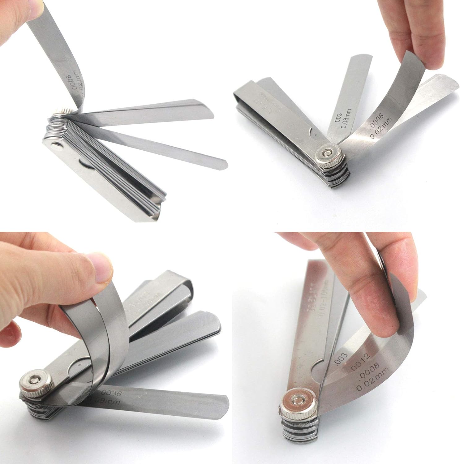 Buy Stainless Steel Feeler Gauge Universal Standard SAE and Metric