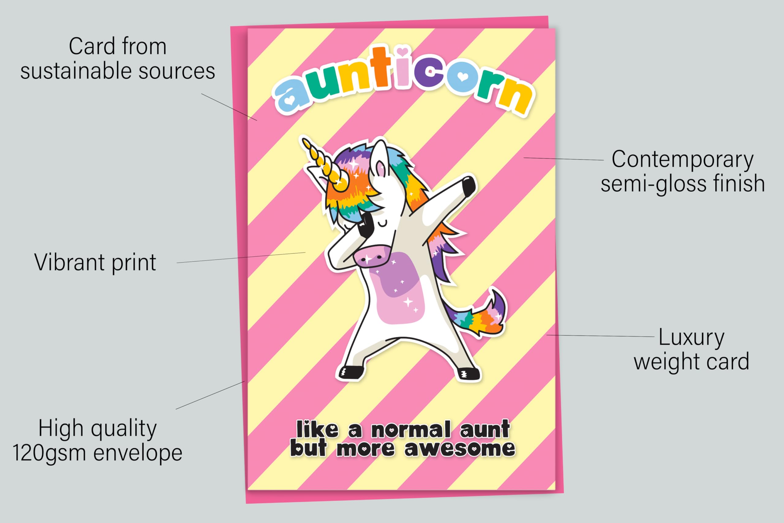 Huxters Carte D'anniversaire Humoristique Pour Tante Avec Inscription