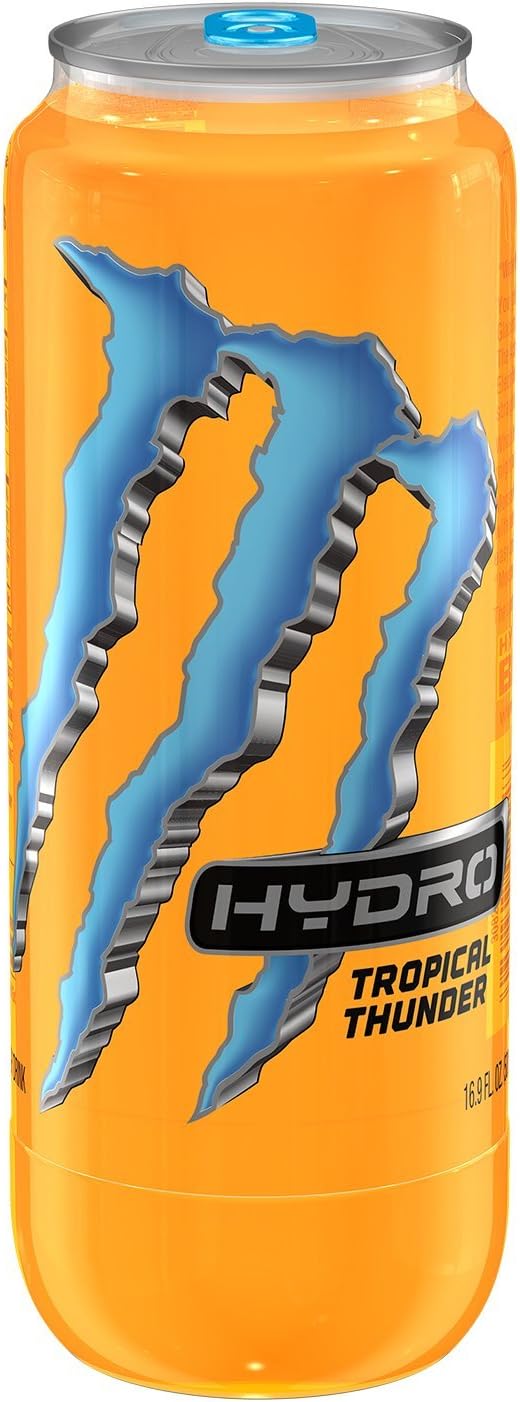 Monster Hydro 16.9oz Tropical Thunder (Pack of 12)