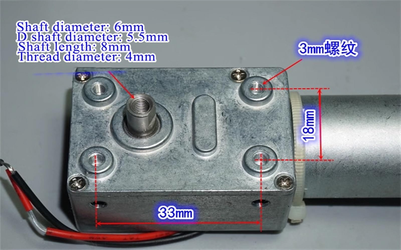 370 Motor de engranajes 3V 5V 6V 5.5RPM-12RPM Velocidad lenta Torque grande Turbo Motor de engranaje helicoidal Mini Caja de engranajes de metal Motor reductor Reversible 1 piezas