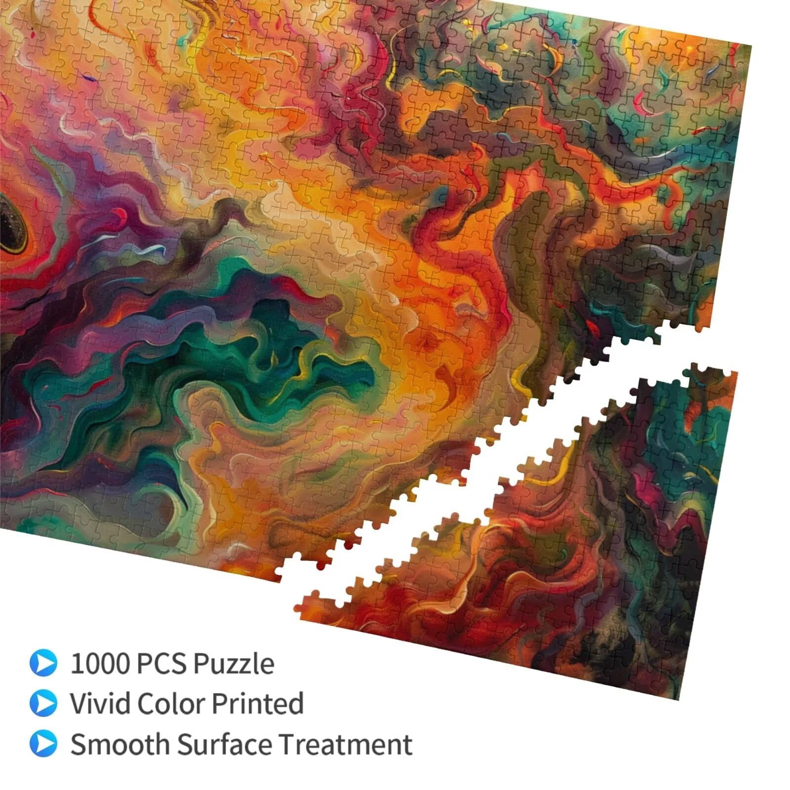 Puzzle fantastyczne 6000 elementów, chmury, puzzle dla dorosłych, z pudełkiem na prezent, "zrób to sam", duże drewniane puzzle dla dorosłych, gra zręcznościowa dla całej rodziny, prezenty dla kobiet