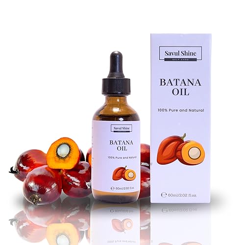 Batana - Aceite para el crecimiento del cabello, 2.3 fl oz con vitamina E y ácidos grasos esenciales, 100% puro y natural orgánico crudo