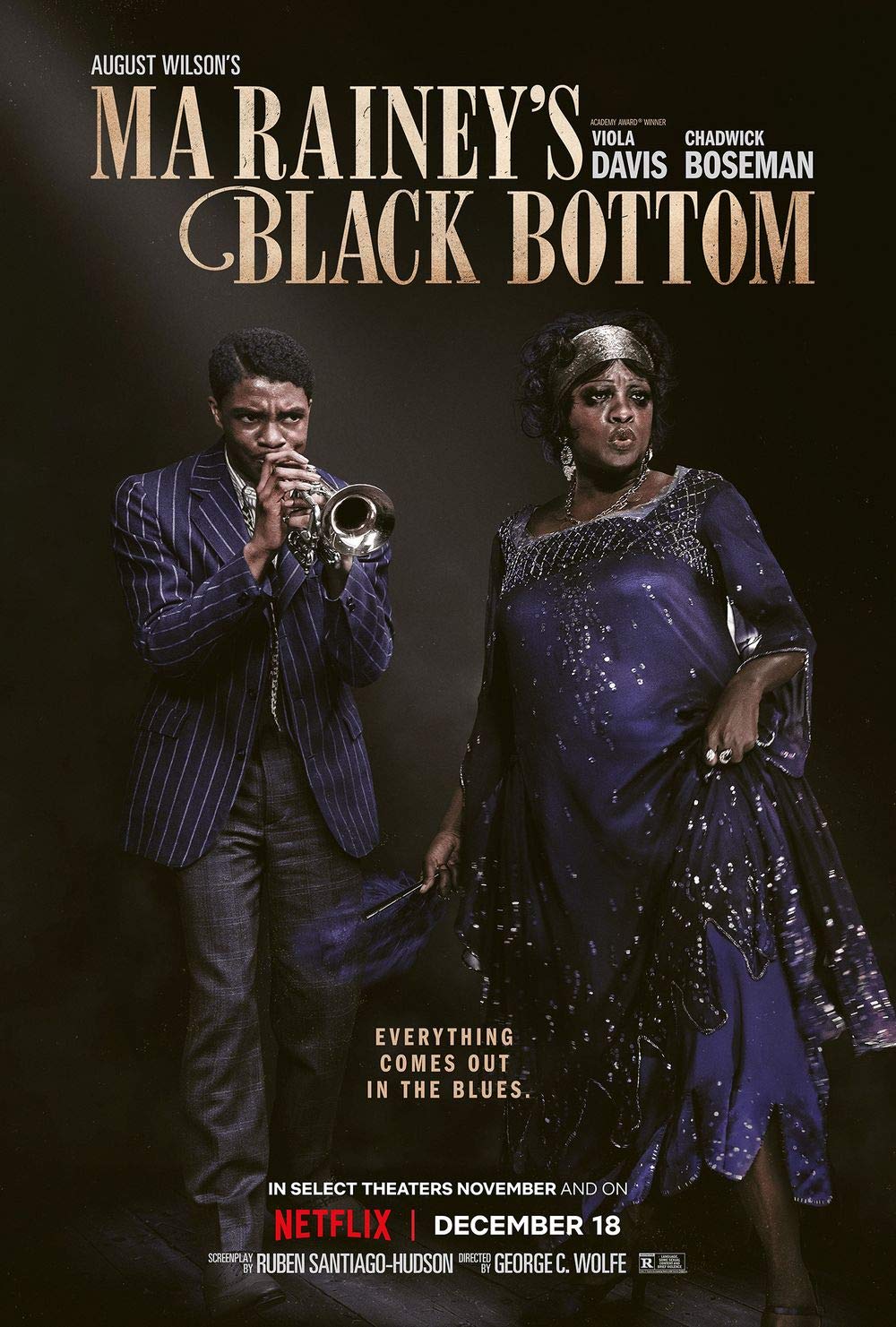 Amazon Com Ma Raineys Black Bottom Movie Poster 18 X 28 Inches Posters Prints
