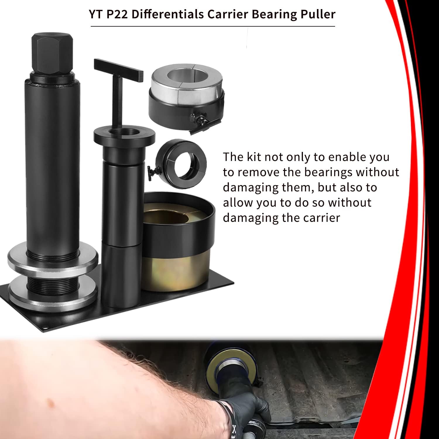 Buy Bzsunway YT P22 Differentials Carrier Bearing Puller & Pinion