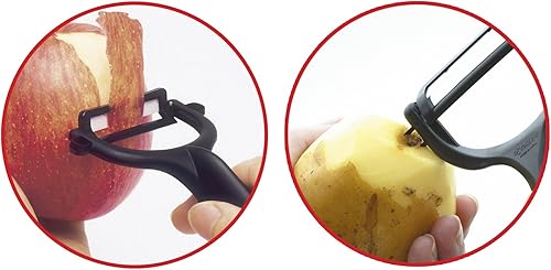 Miniatura 2 de Kyocera, pelador cerámico avanzado, Pelador horizontal Y, Anaranjado