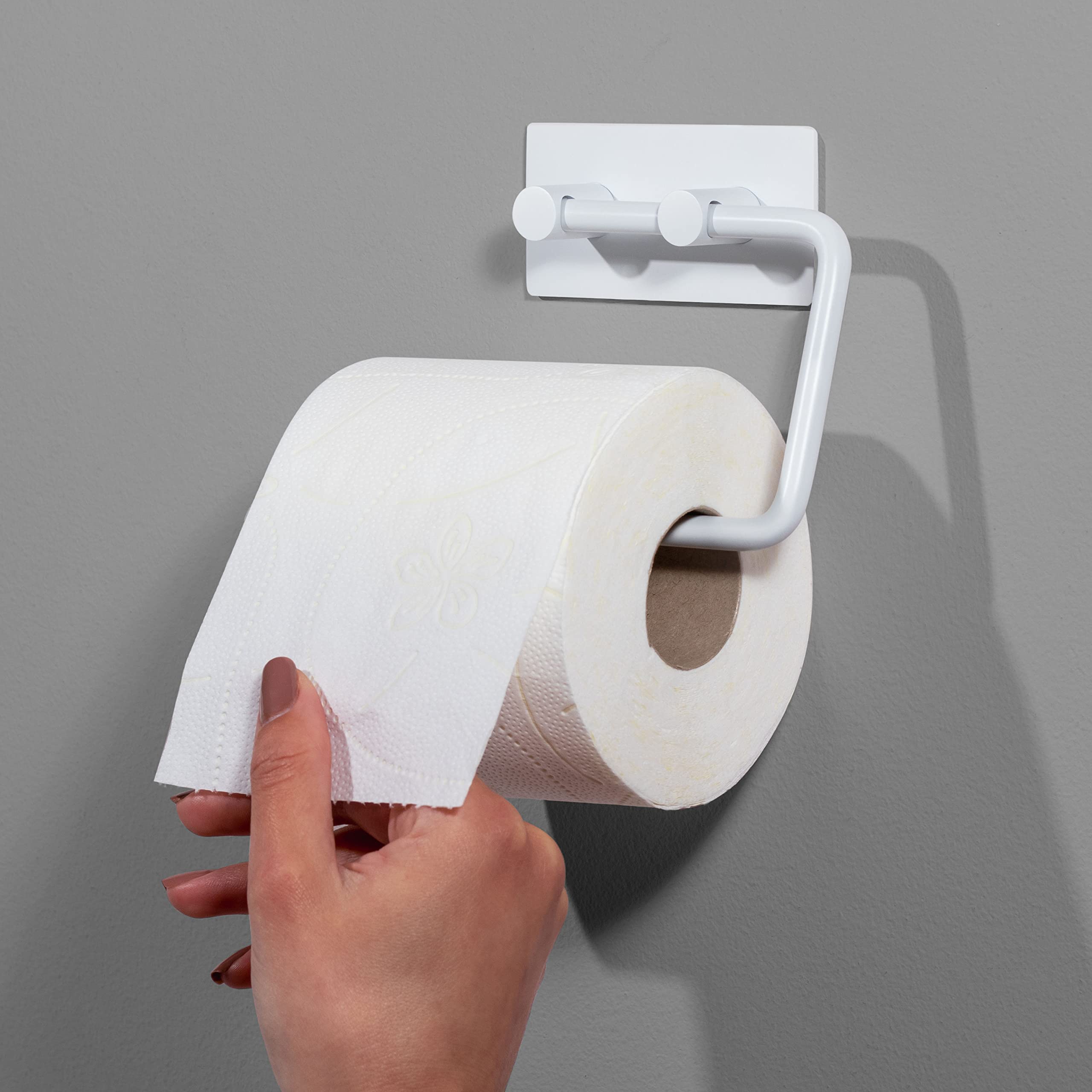 Portarotolo Carta Igienica Autoadesivo In Acciaio Inox 304 – Senza Trapano Per Bagno E Cucina
