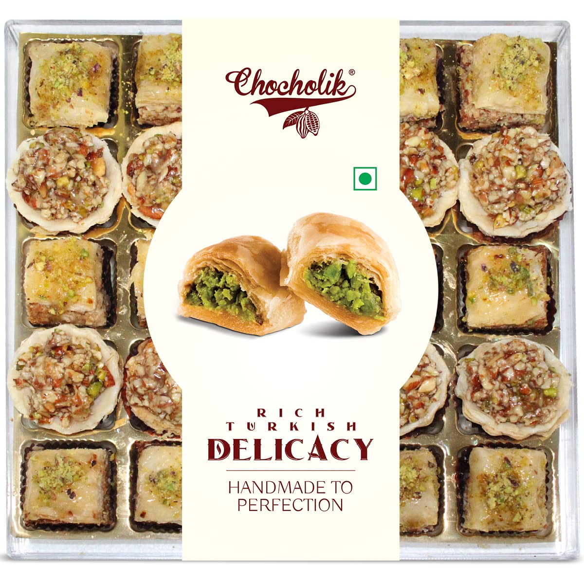 See full amazon price history chart for Chocholik Baklava, Rich & Authentic Handmade Delights, Made With Worlds Finest Ingredients, 450 grams Chocholik Baklava, Rich & Authentic Handmade Delights, Made With Worlds Finest Ingredients, 450 grams (B09XF2NHLK) Amazon Price History, Amazon Price Tracker