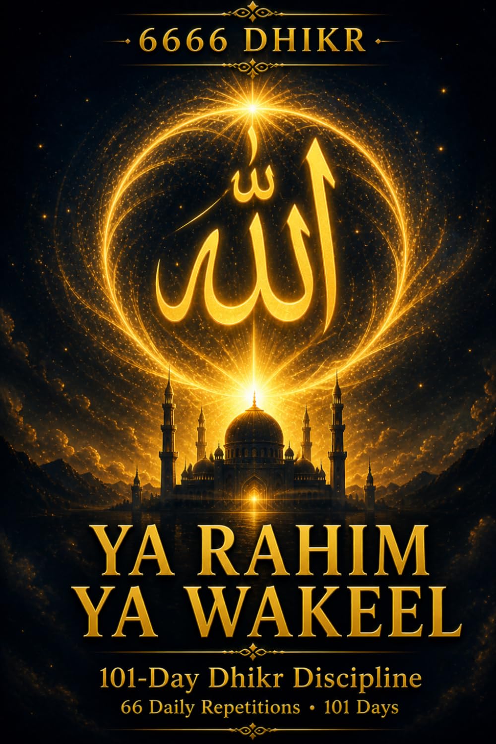 Ya Rahim Ya Wakeel 6666 Dhikr: 101-Day Dhikr Discipline – 66 Daily Repetitions to Complete 6666