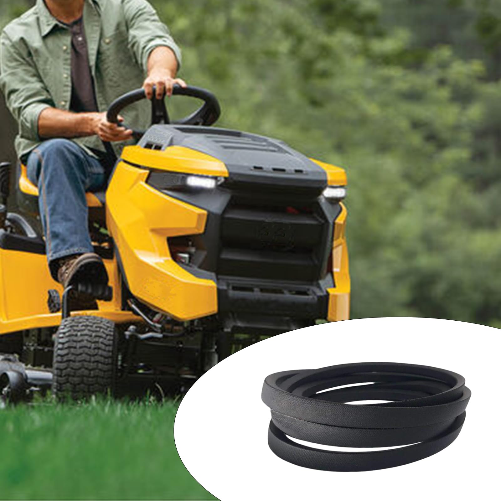 Cinghia per tosaerba 754-06134 per MTD 754P06134 954-0197 Simplicity/Snapper 1719911SM Gravely 07224400 Cinghia V 1/2" x 1177,2 cm