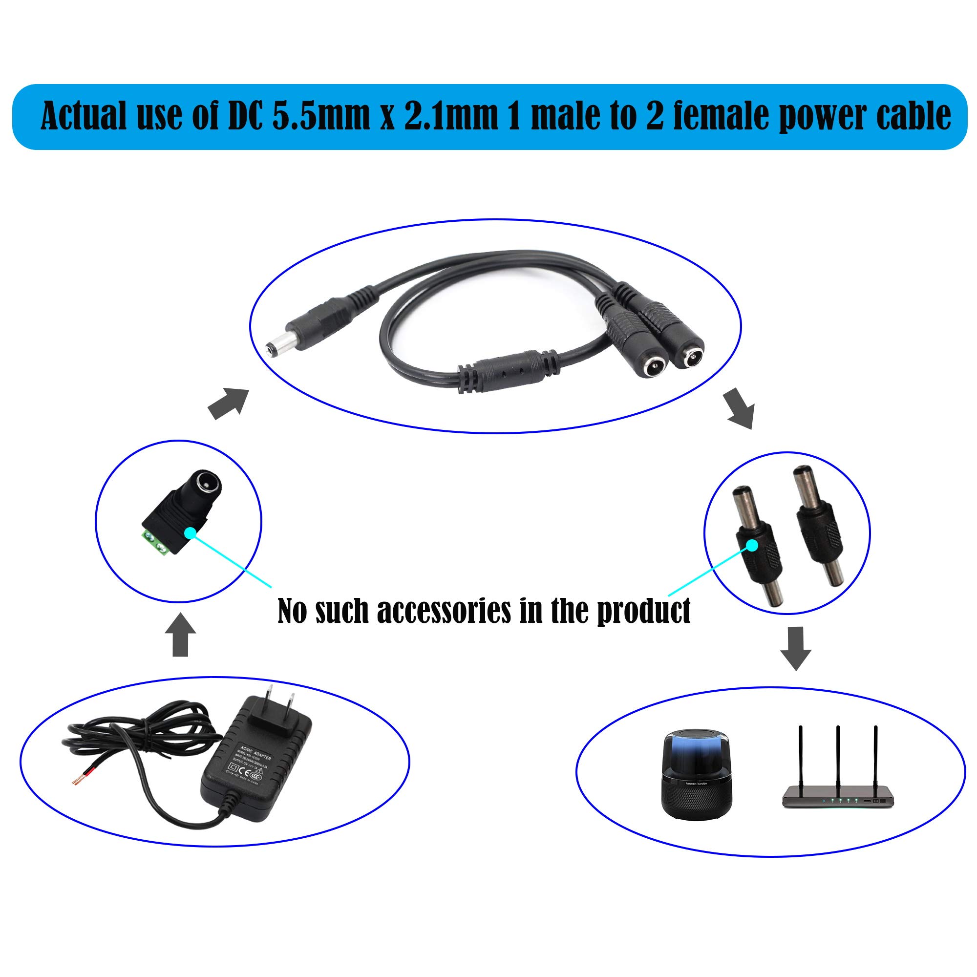 Câble D'extension D'adaptateur D'alimentation CC Mâle Vers Mâle 5.5 Mm 2.1 Mm Pour Batteries, Systèmes De Vidéosurveillance Et Routeurs - Site Officiel De