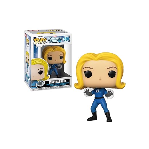 Funko Pop Pop! Marvel: Fantastic Four - Invisible Girl, Multicolor, Standard