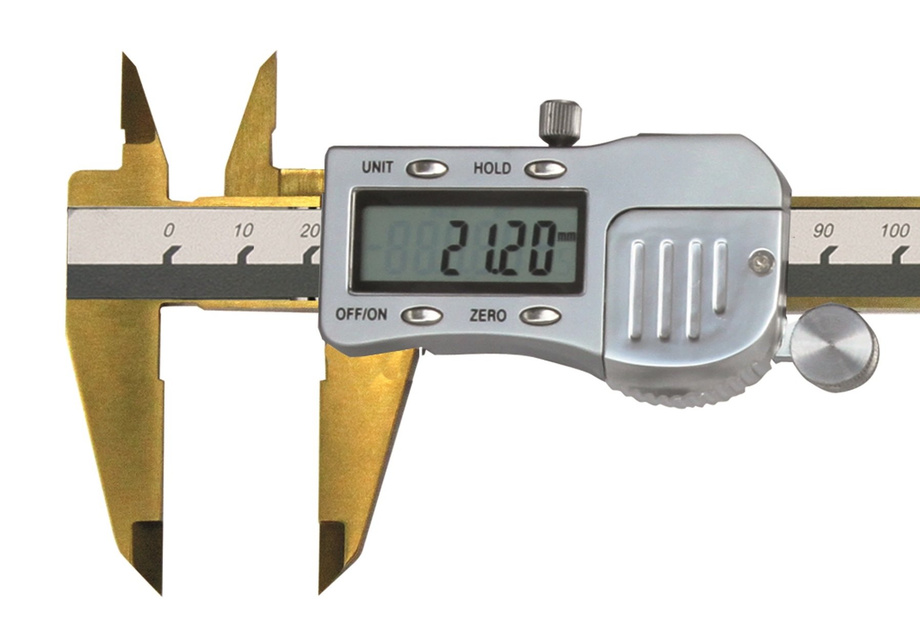 Suwmiarka cyfrowa 150 mm DIN 862 - metalowa obudowa - TiN