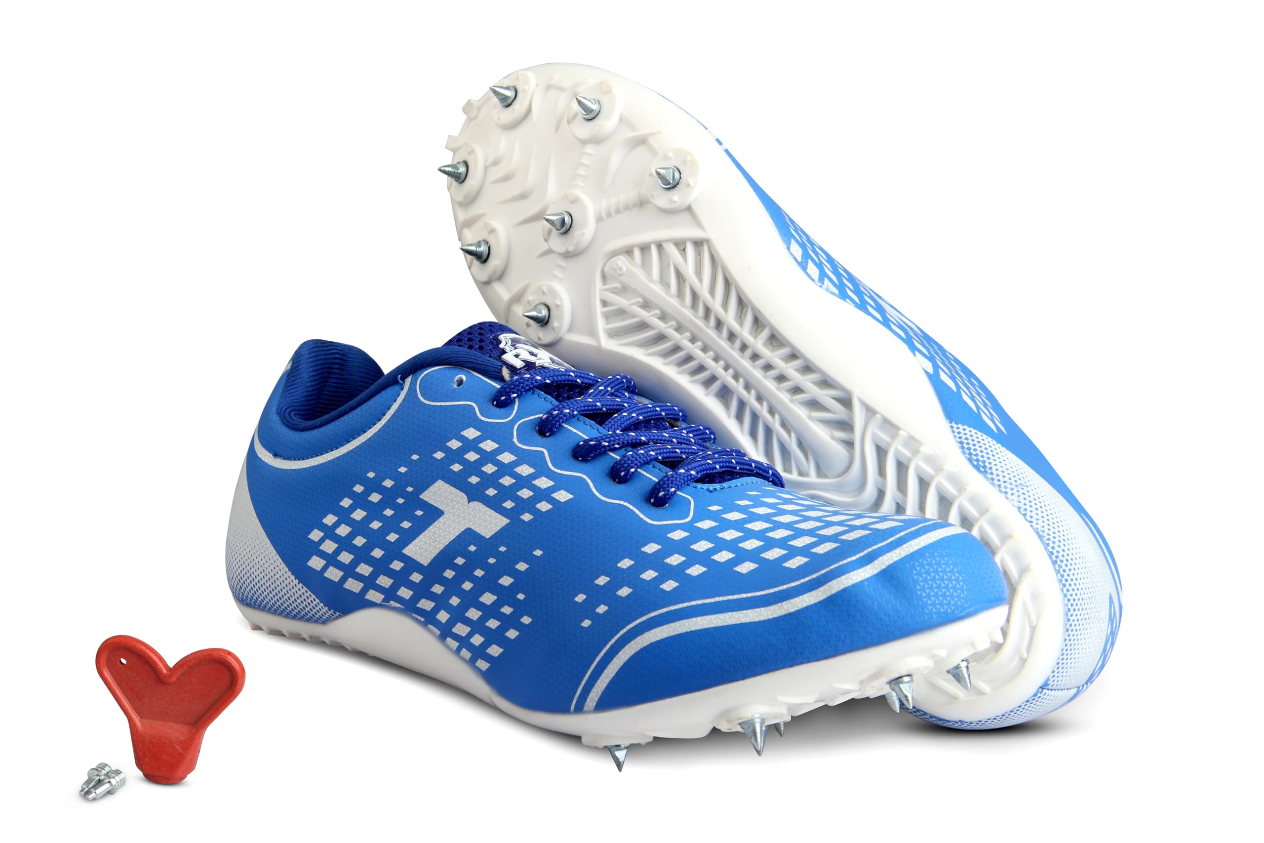 Nitro Pro Running Spike Shoes for Men & Women | Lightweight Track & Field Sprint Spikes | High-Grip Competition Running Shoes | Breathable Athletic Racing Footwear-image-41