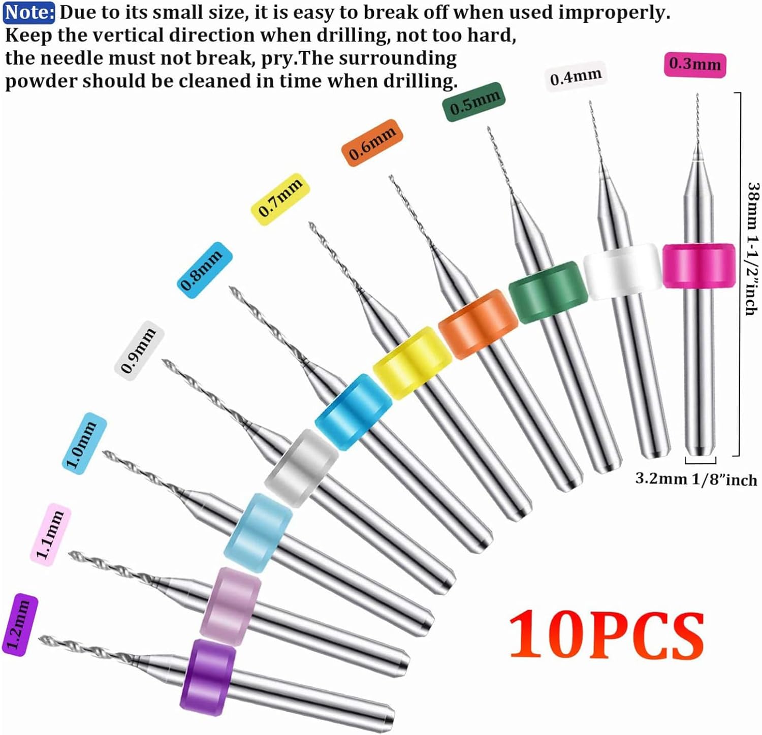 Mini Pcs Vise Drill Set Precision Hand 76 Pin