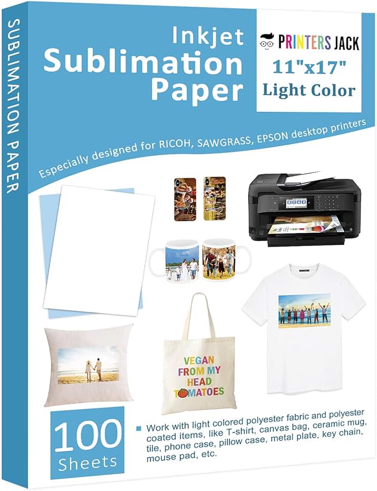 sublimation paper for dark colors