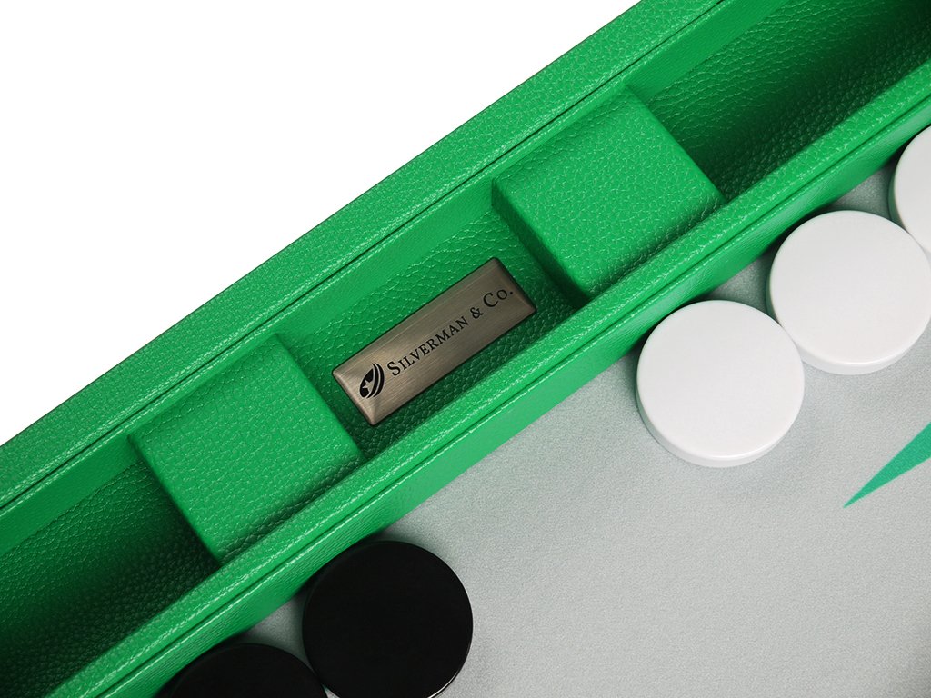 Gioco Backgammon Adulti 64×48 cm – Verde – Silverman & Co.