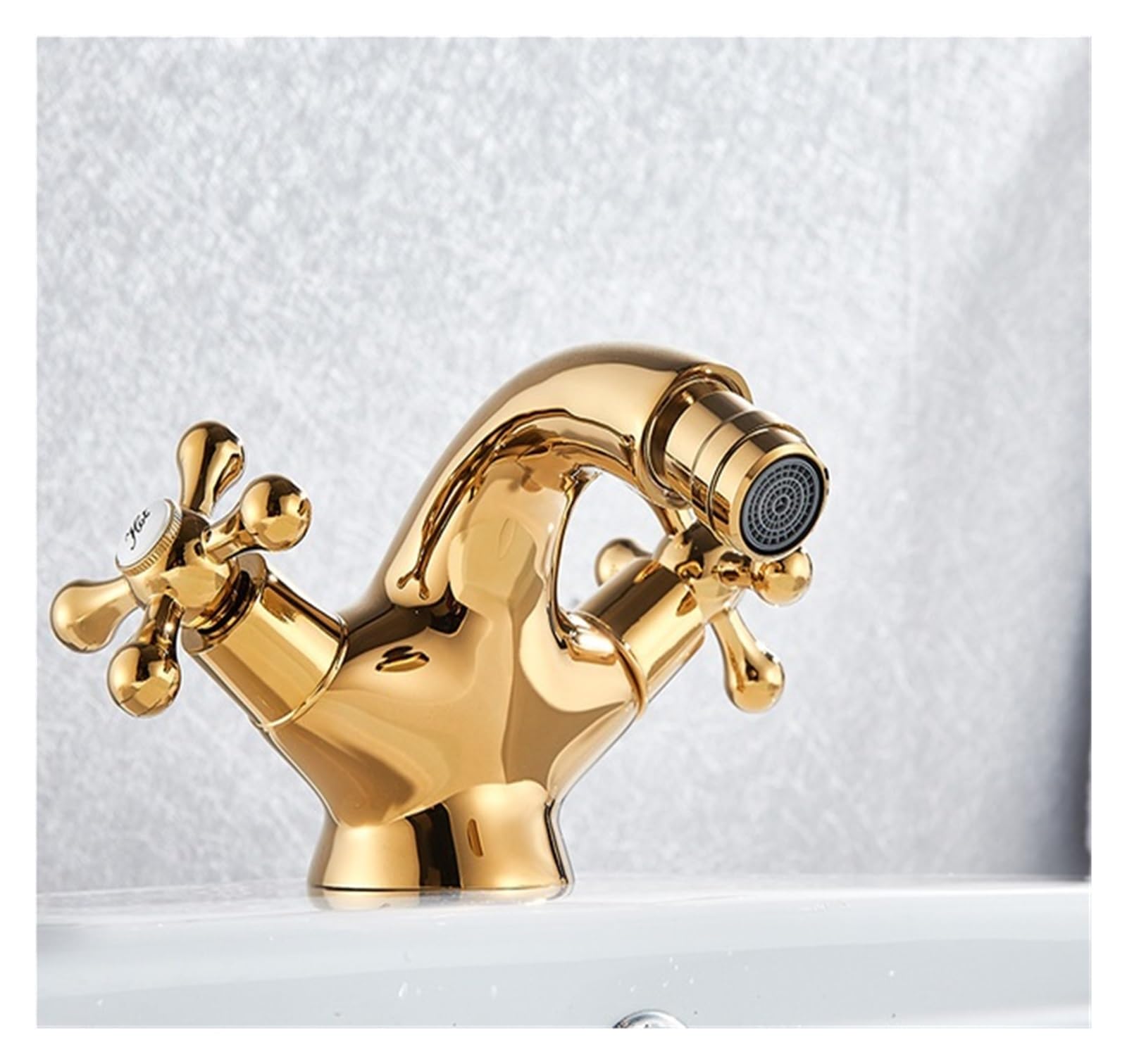 Bidet douche salle de bain laiton antique mélangeur chaud et froid
