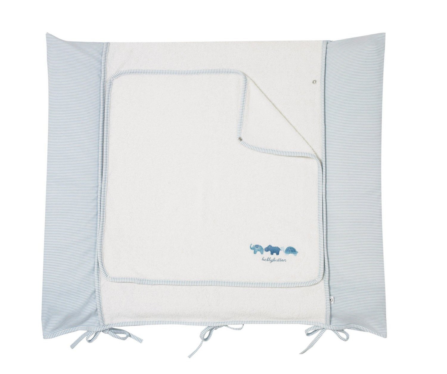 Alvi 330183501 Wickelauflage mit Bezug "blau Little Animals"