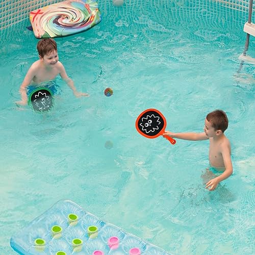 Miniatura 4 de Juego de paletas portátiles y pelotas inflables para niños o adultos, actividades en interiores y exteriores, juego deportivo para principiantes o