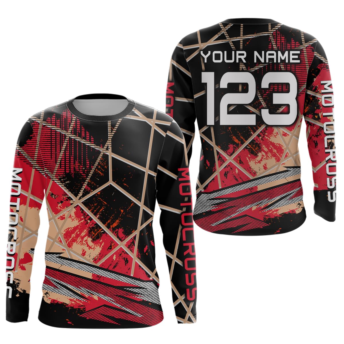 PIONAMZIOZ Personalized Motocross Jersey Dirt Bike Shirt Kid Adult Off-Road Jersey Men Women (US, Alpha, Small, 5X-Large, Regular, Regular, Adult Jersey)