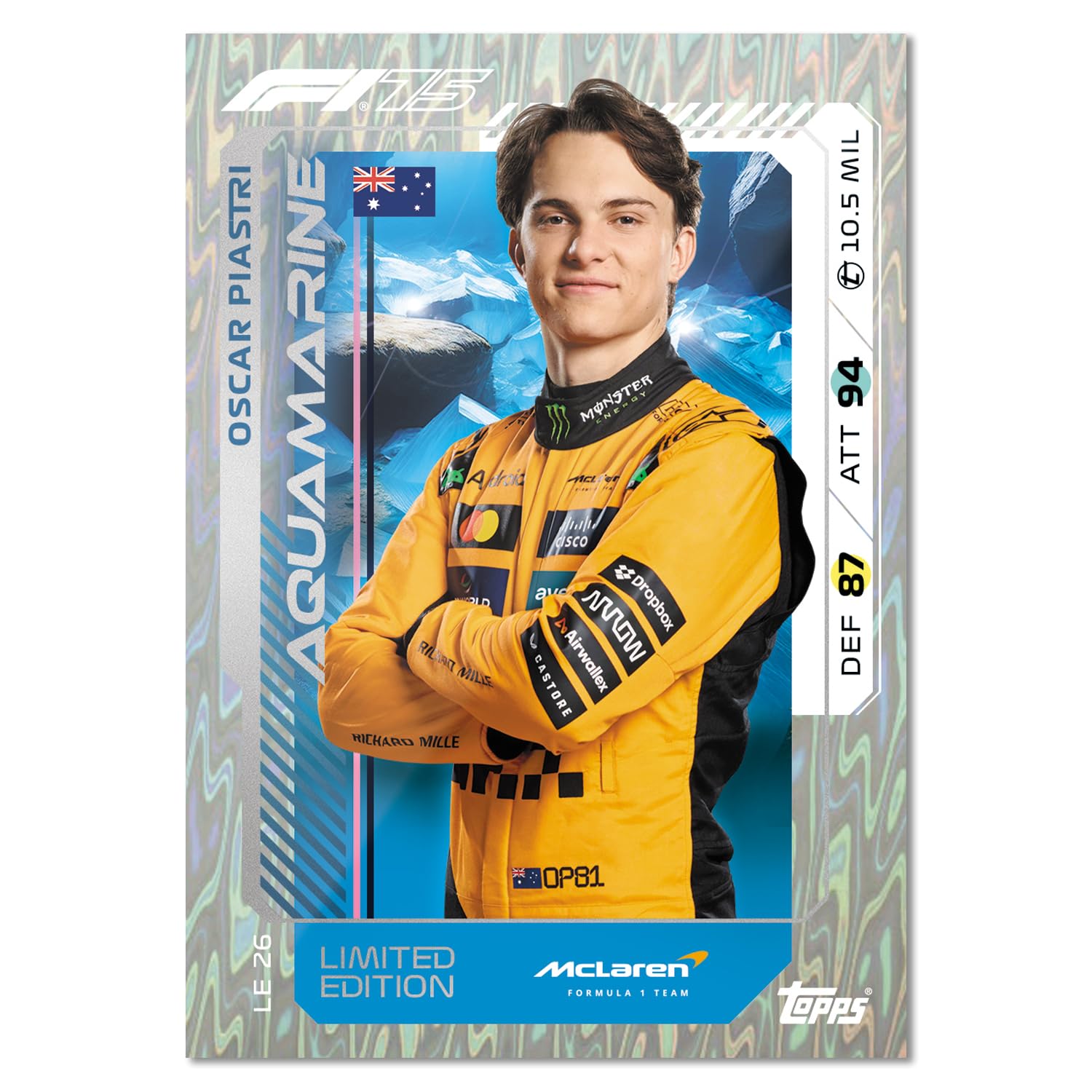 Topps Turbo Attax Formula 1 2025 – Value Box – zawiera 31 kart Turbo Attax w tym edycję limitowaną.