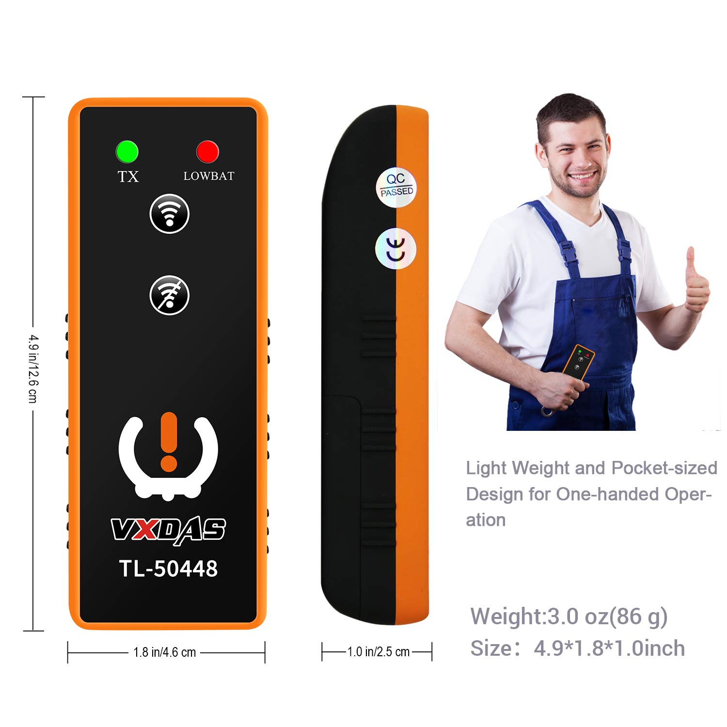 Arozk 3IN1 TPMS Relearn Reset Tool for Toyota GM Ford Tire Pressure