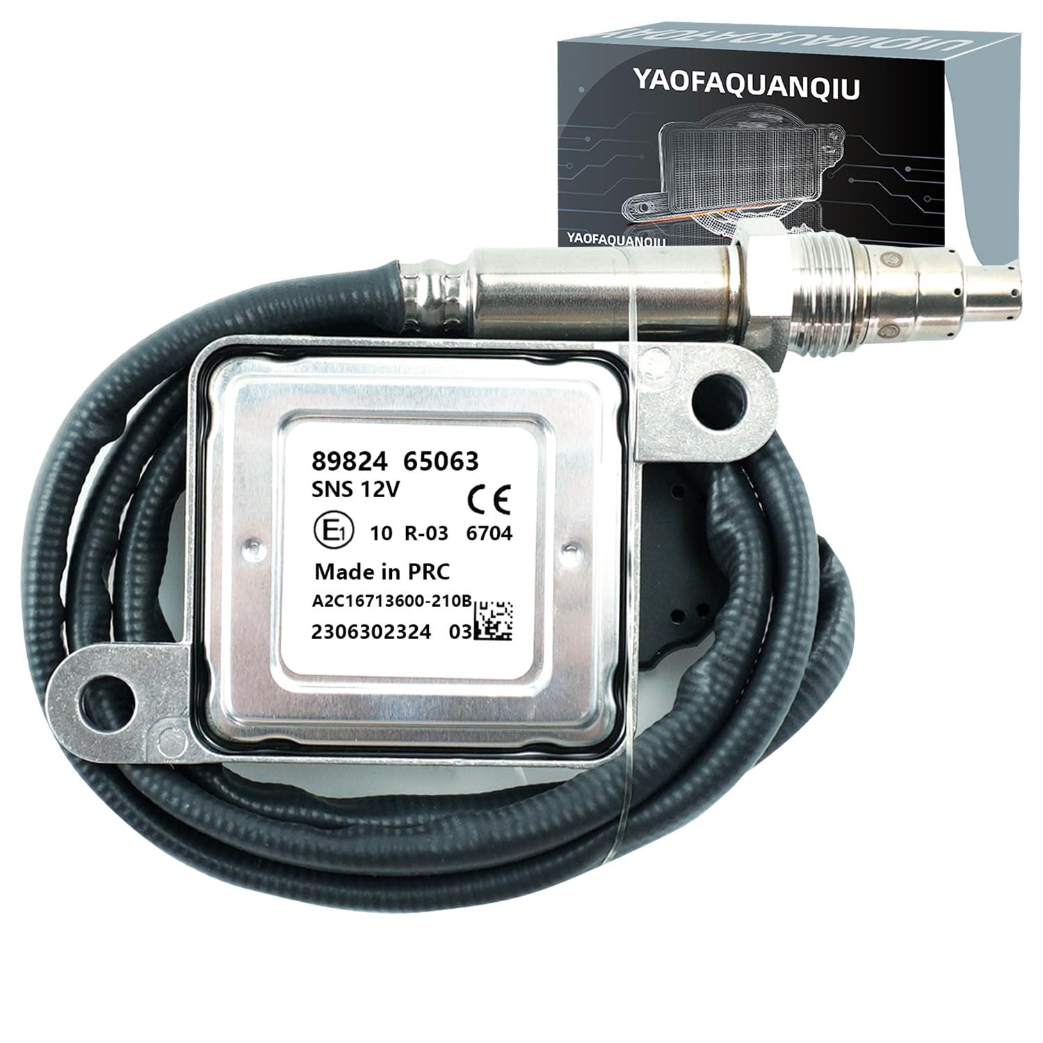 Generic 89824-65063 8982465063 8-98246-506-3 98246506 Nitrogen Oxide Sensor fits for Isuzu NPR NQR 4HK1 4JJ1 Engines 2011-2019