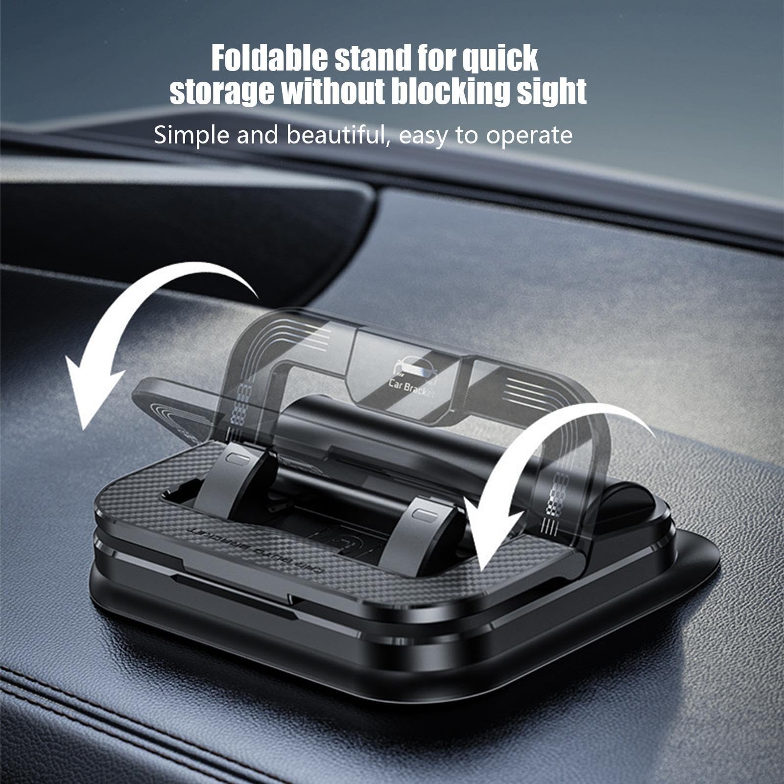 Generisch Soporte para teléfono móvil para coche, soporte de ajustable con base, soporte para teléfono móvil para teléfonos inteligentes, para familia, viajes, coche, vehículo, en