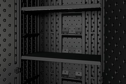 Miniatura 3 de Suncast Mega Tall - Estante de almacenamiento para garaje, color negro