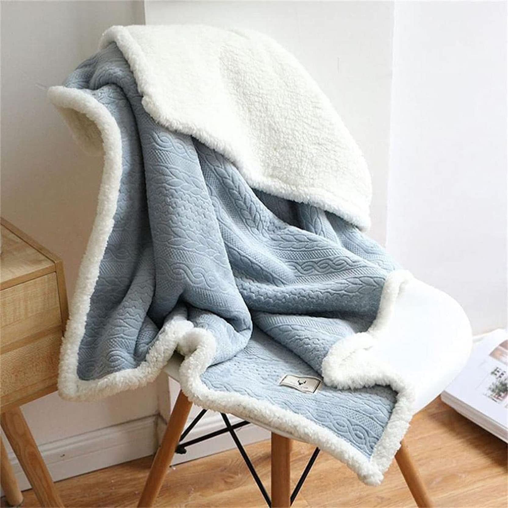 Manta de Invierno para Silla de Ruedas para Adultos, Chal de Terciopelo para el Cuidado de la Silla de Ruedas, Manta cálida para Las Rodillas y Capa Informal. Manta para Las rodill