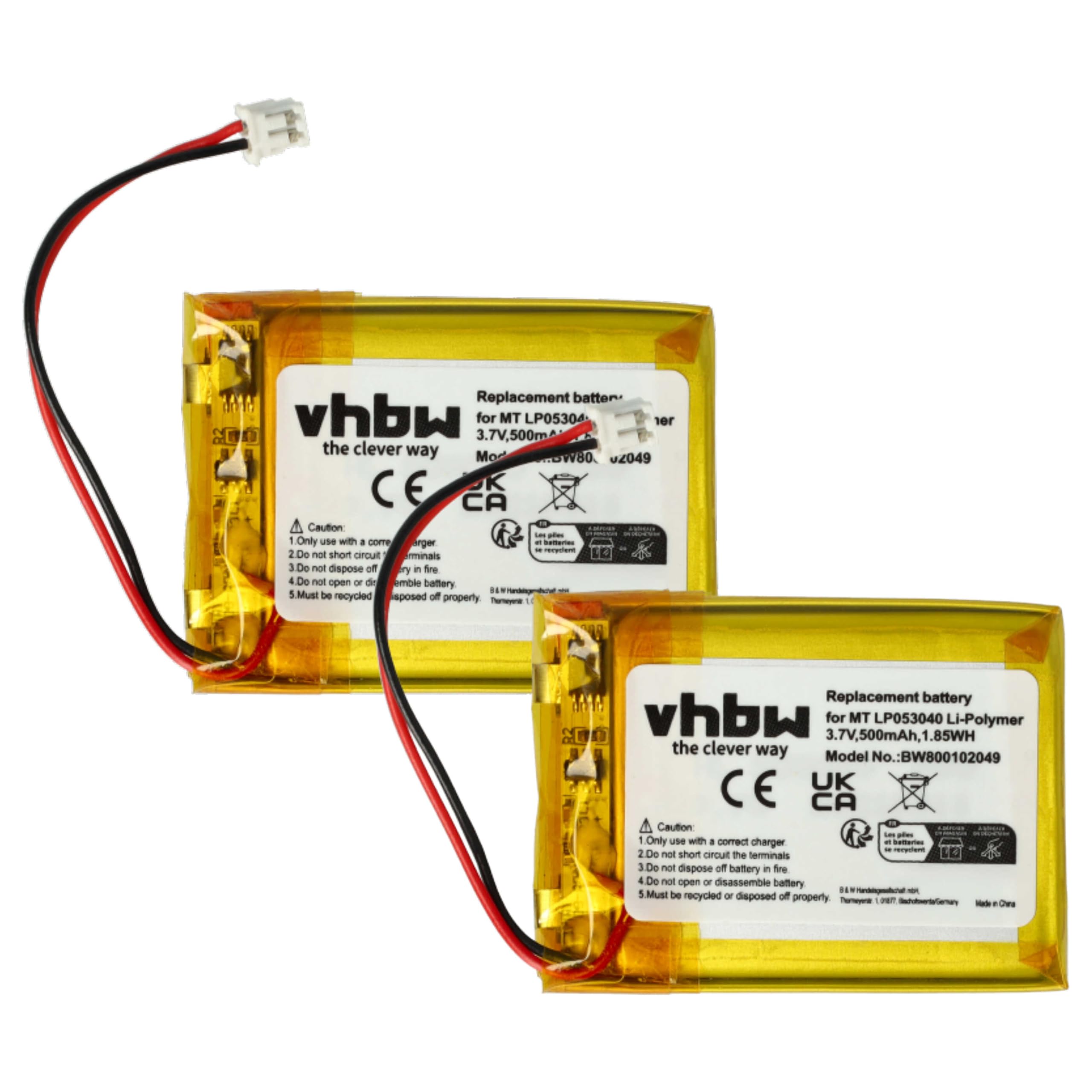 Vhbw 3x batteria compatibile con iDect M1, M2, X2, X2d, X2di