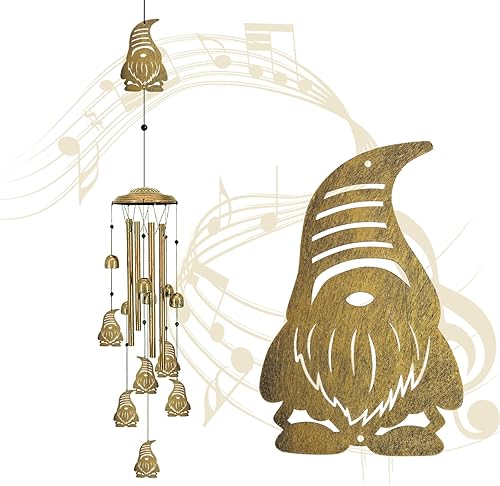 Miniatura 14 de Campanillas de viento únicas para exteriores – Campanillas de viento grandes de hadas para decoración al aire libre, hogar, césped, porche, patio,