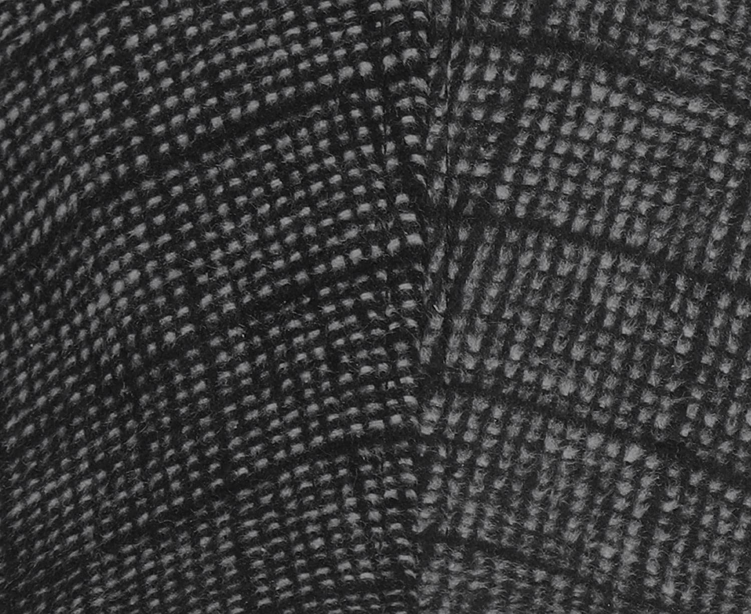 RR DESIGN Polyester Ivry/Golf/Flat Tweed Hats for Men-Pack of 1-Free Size- (Black Checkered Pattern) 3