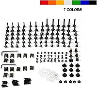 Vista 2 de Kit de pernos de carenado para Yamaha YZF R7 2021 2022 2023 Juego de tornillos de carenado, color negro