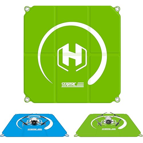 STARTRC Drone Landing Pad, Universal Waterproof Portable Fast-Foldable Helipad for Mini 5 Pro/4/3/2 SE/4K/DJI Neo/Flip/Mavic 3/RC Quadcopters (22-inch/55cm)