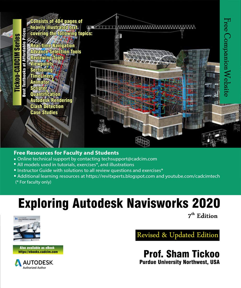 Autodesk Navisworks 2020 manuel BIM coordination de chantier 3D anglais