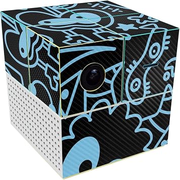 Carbon Fiber Gaming Skin Compatible with Nex Playground - Dark Monster Doodles - Premium 3M Vinyl Protective Wrap Decal Cover - Easy to Apply | Crafted in the USA by MightySkins