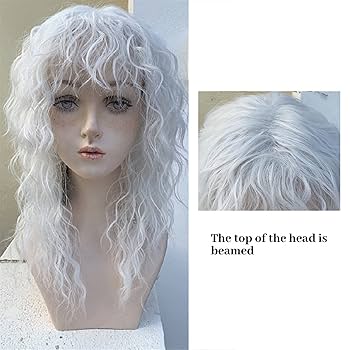 ReFa PERFECT BANGS ホワイト ReFa PERFECT BANGS ホワイト White Bob Wigs with Bangs - Orgwigs