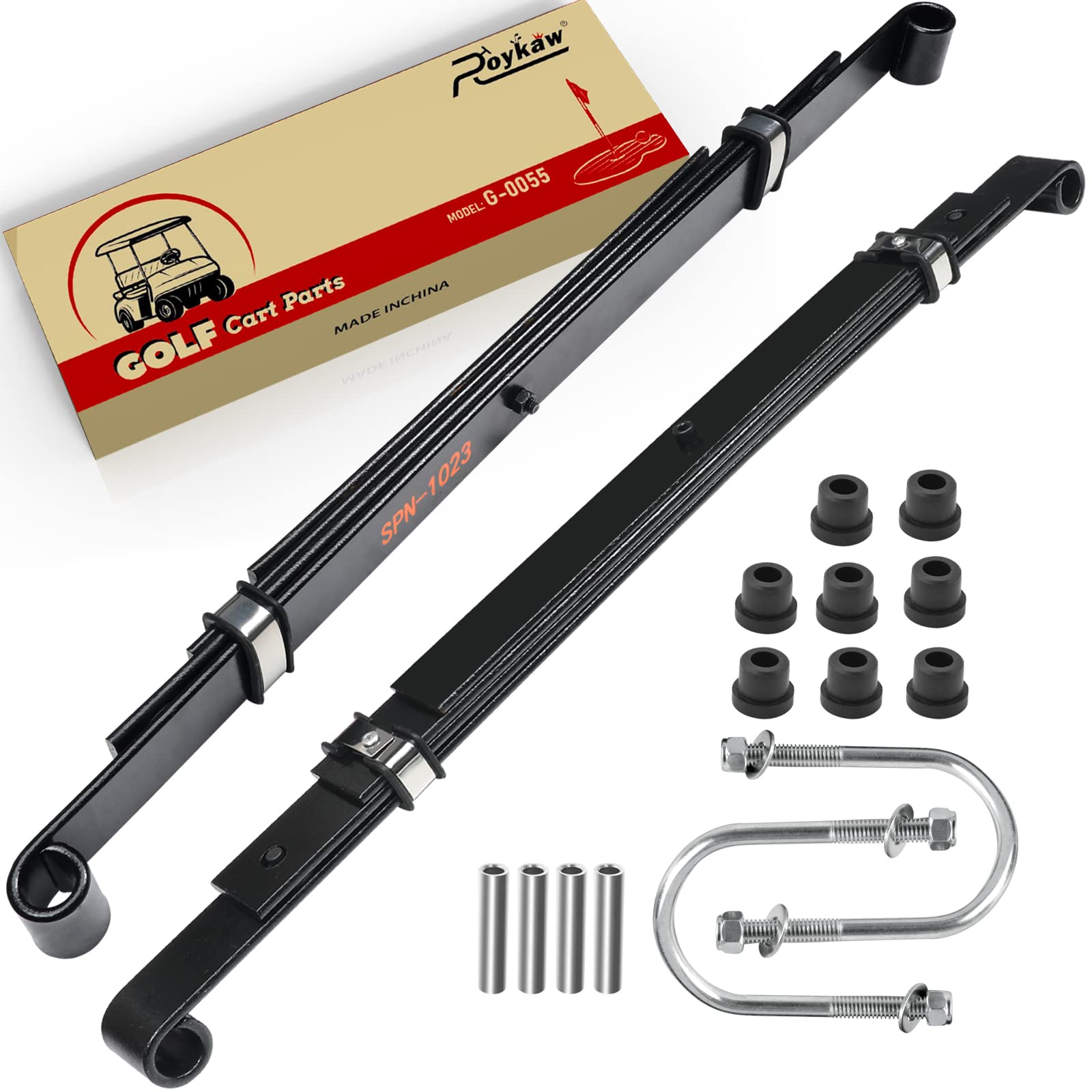 eko　0226 CartClan Golf Cart Standard Rear Leaf Spring Kit for Club