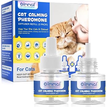 Soothing Pheromone Diffuser Refill 2 Packs 60-Day Pet Remedy Refills Soothing Plugs to Reduce Anxiety and Stress in Pet Cats Anxiety Relief Stay Calmer Cat