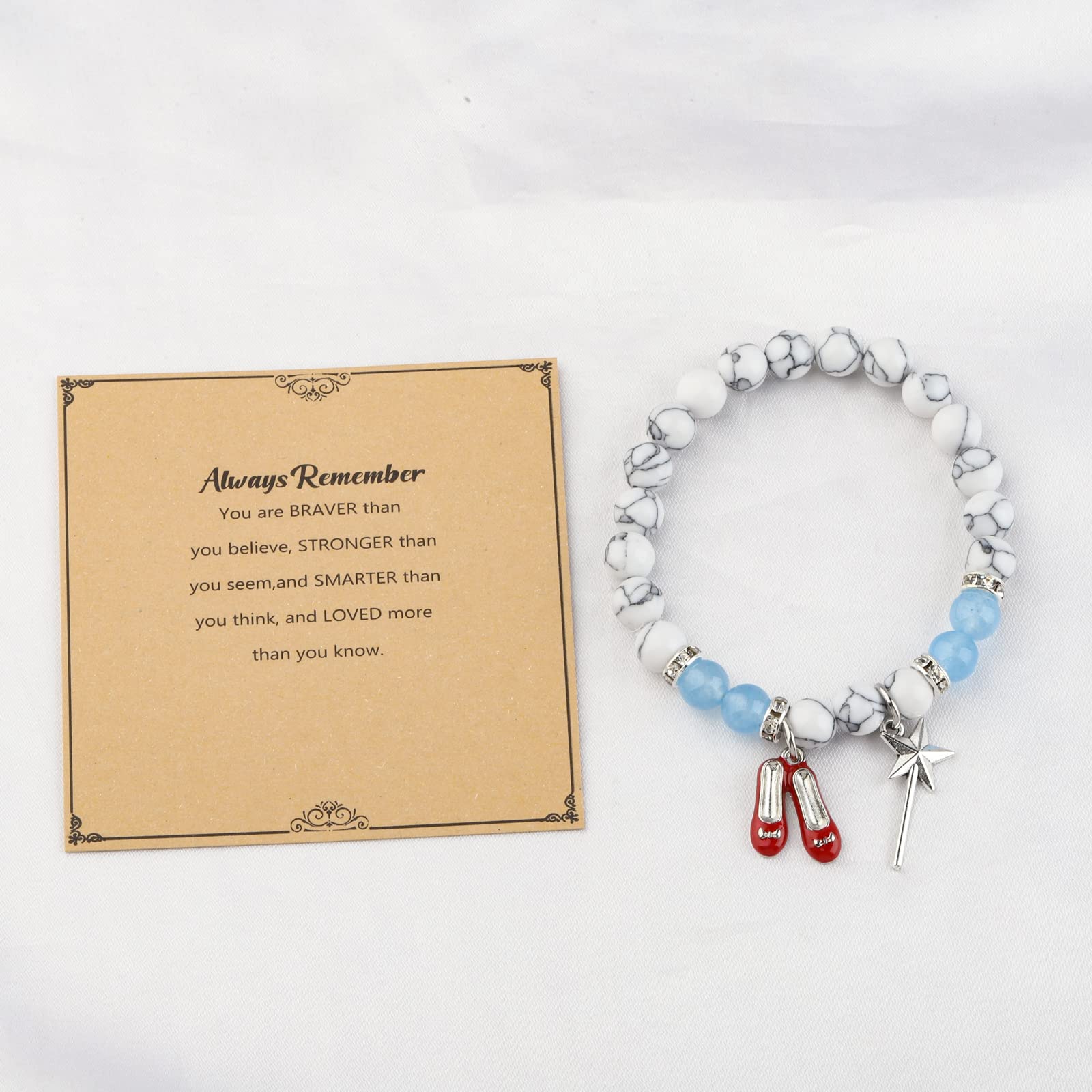 WSNANG Movie Inspired Charm Bracelet Cosplay Jewelry for Her Movie Merchandise Fandom Gift