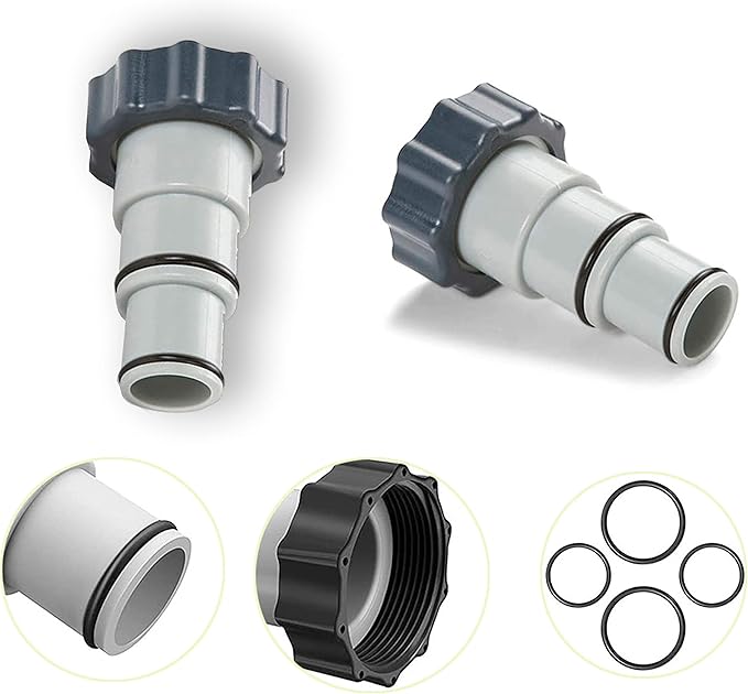Pool Adapter A,Threaded Pool Hose Adapter, Adapter für Intex Pool,1.25