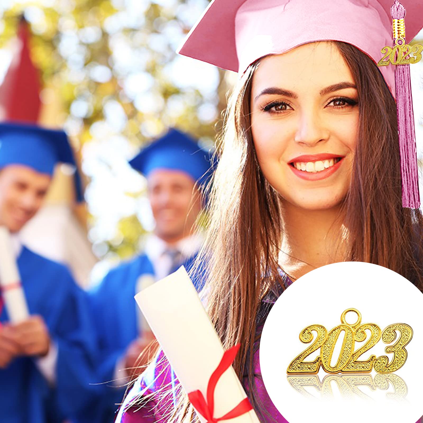 Synchain Cappello Laurea Unisex, Bachelor Graduation Hat For Cerimonia, Undergraduate, Master E Dottorato