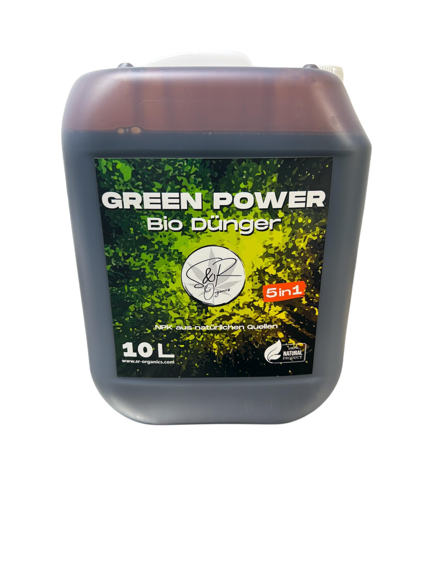 S&R Organics GreenPower 5in1 10Liter Vegan Bio Dünger Mehr Ertrag!