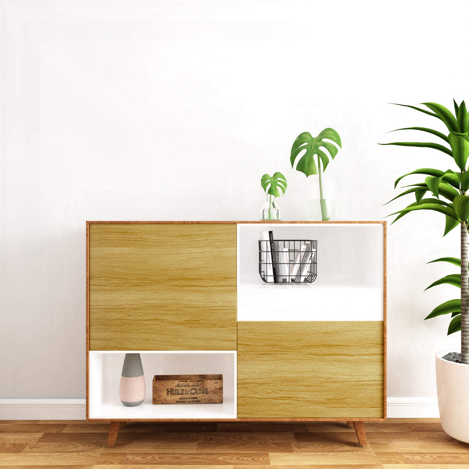 VEELIKE Papel Adhesivo Efecto Madera 60 cm x 900 cm Papel Adhesivo para Muebles Madera Papel Autoadhesivo Pared Cocina Impermeable Papel Forrar Mueble Papel Pintado Cabecero Cama Armarios Dormitorio