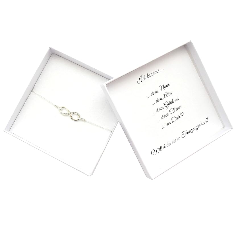 Willst Du Meine Trauzeugin Sein Armband Trauzeugin Armband Infinity aus 925 Sterling Silber, Trauzeugin fragen
